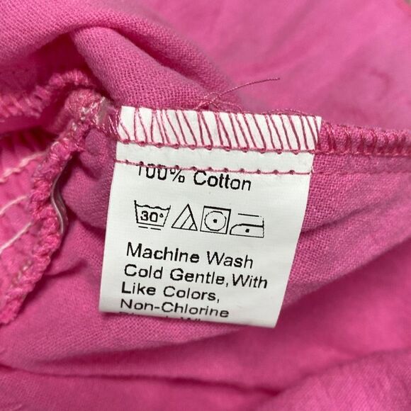 Shein Pink Strapless Crop Top Size Large - Picture 7 of 8